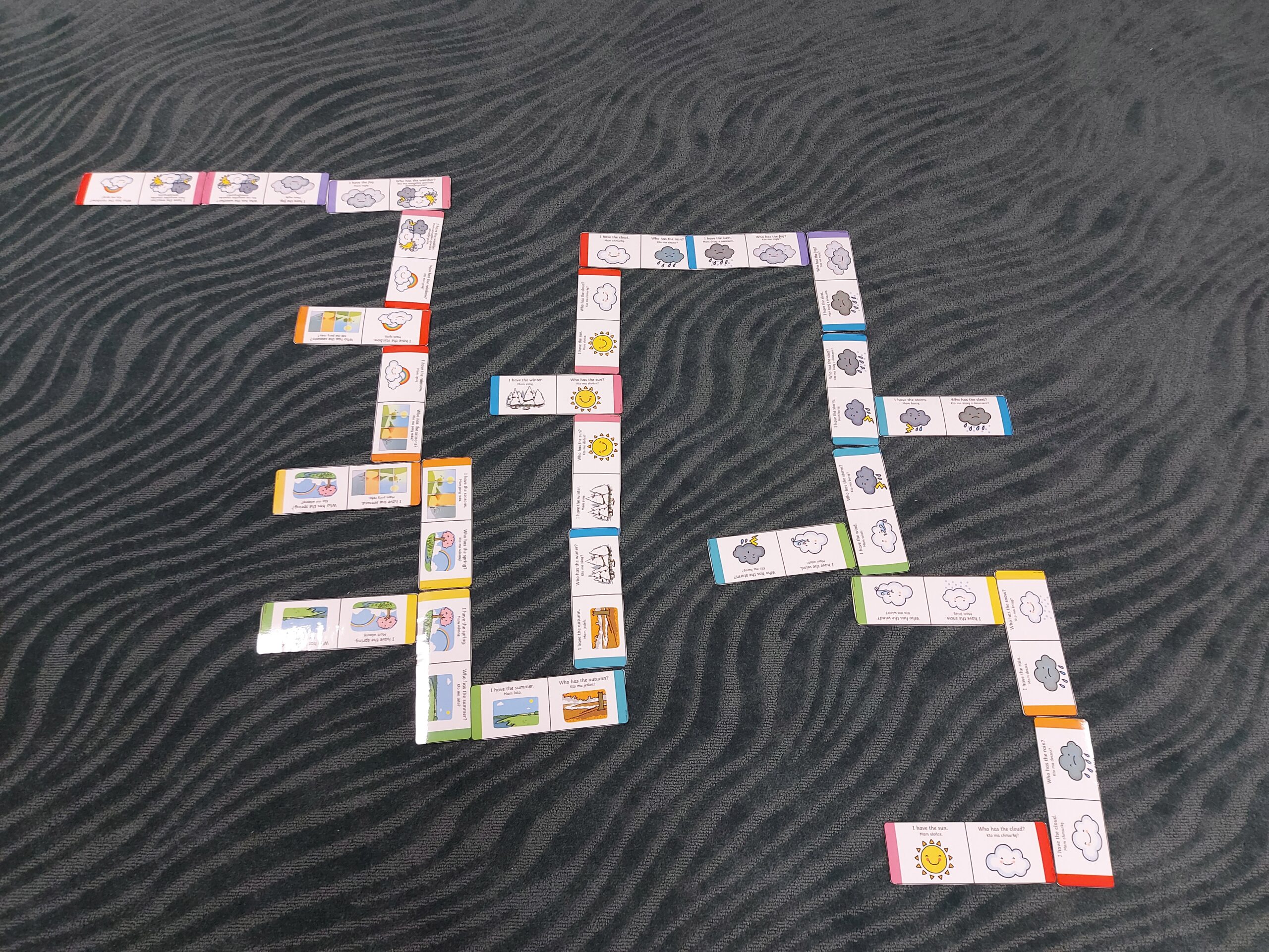 Pogodowe domino z Wiewiórkami 🌈